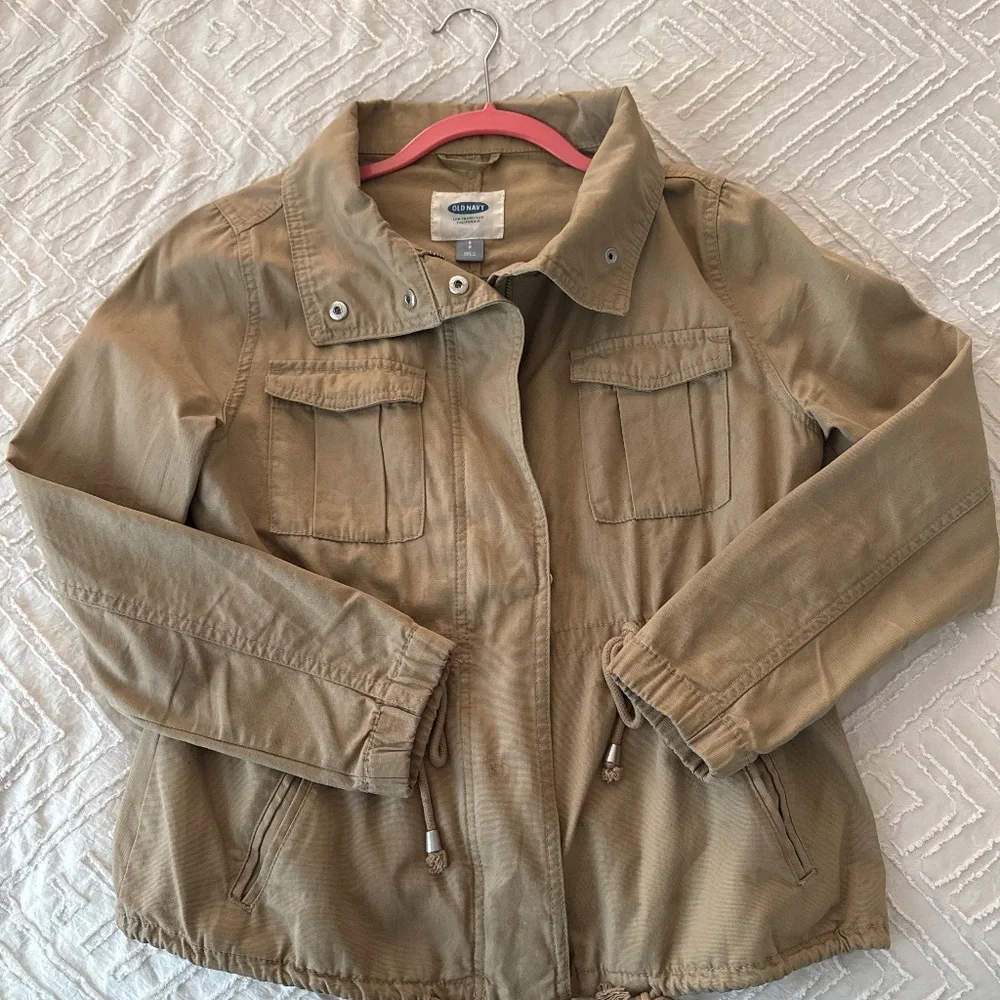 Tan light jacket small - Picture 1 of 3